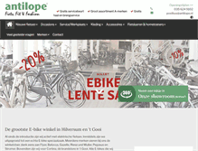 Tablet Screenshot of antilope.nl